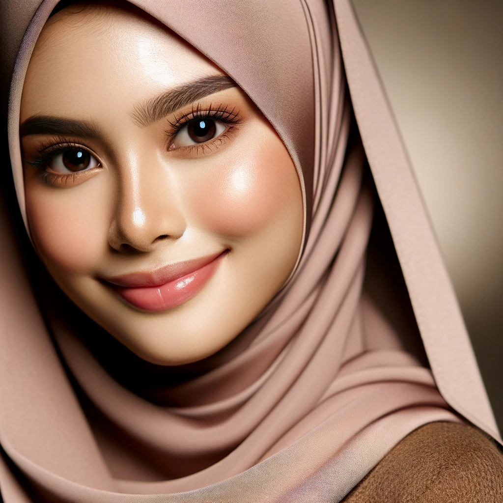 “Veiled in Elegance: The Radiant Confidence of a Hijabi Girl”